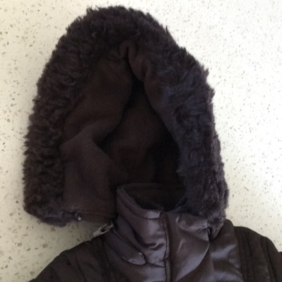 Brown Rothschild Girls Winter Coat - Picture 4 of 7